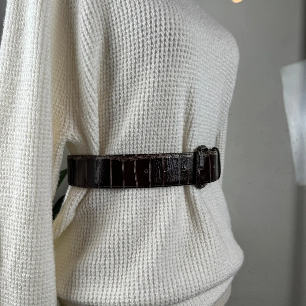 Sparrs Genuine Italian Calfskin Belt 30